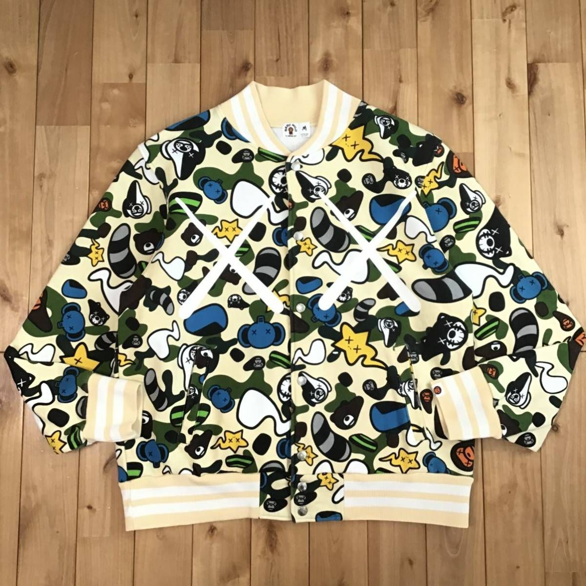 HOT A BATHING APE ベビーマイロ KAWS コラボスエット グレー M G3mkp