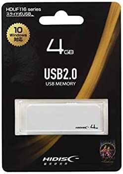 (未使用･未開封品)　HIDISC USB2.0対応 フラッシュメモリ 4GB HDUF116S4G2 qdkdu57 HIDISC | 4GB USBメモリ データ転送 2.0 スライド式 フラッシュ
