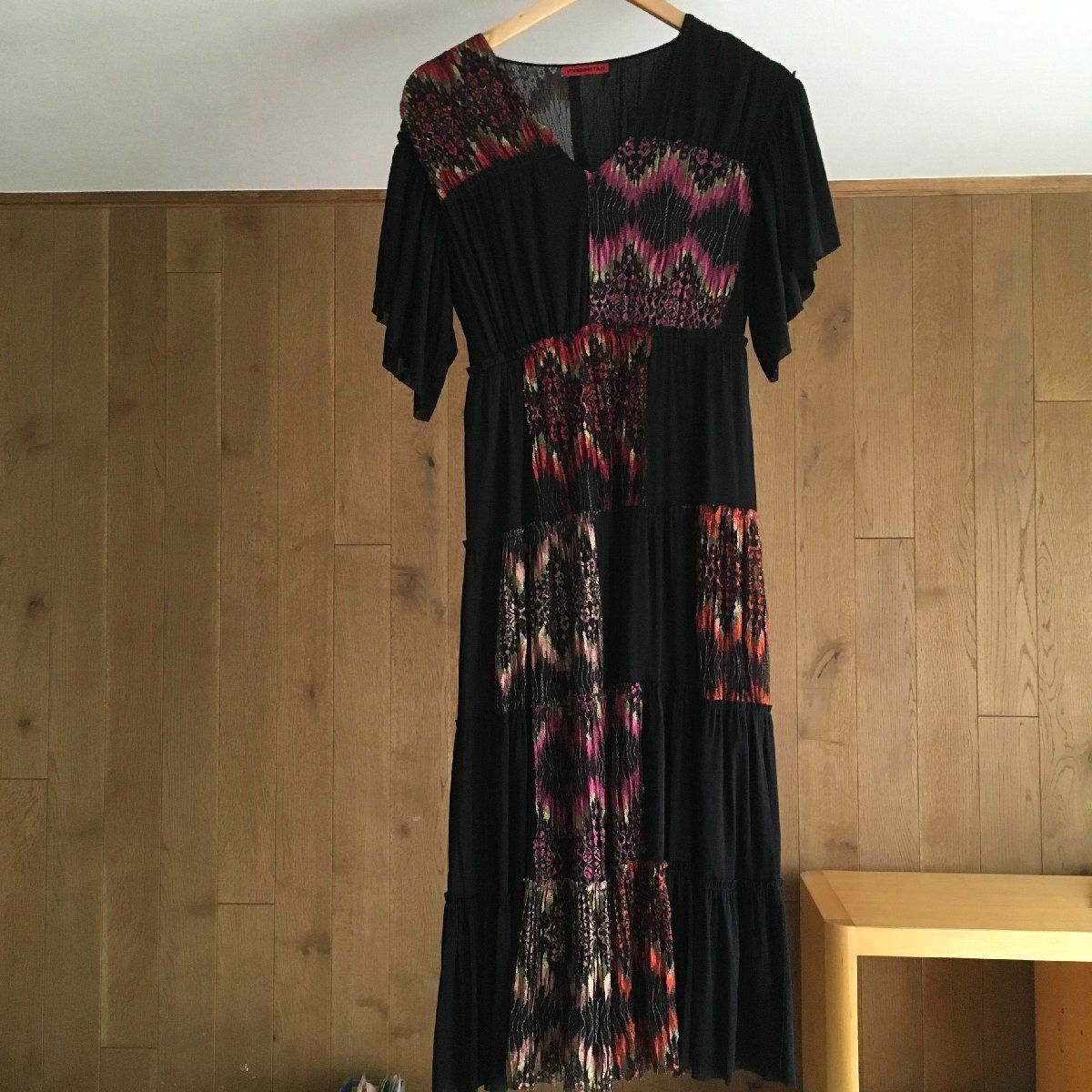 ビビアンタム　美品パワーネットワンピース 極美品 ヴィヴィアンタム パワーネット オリエンタル柄