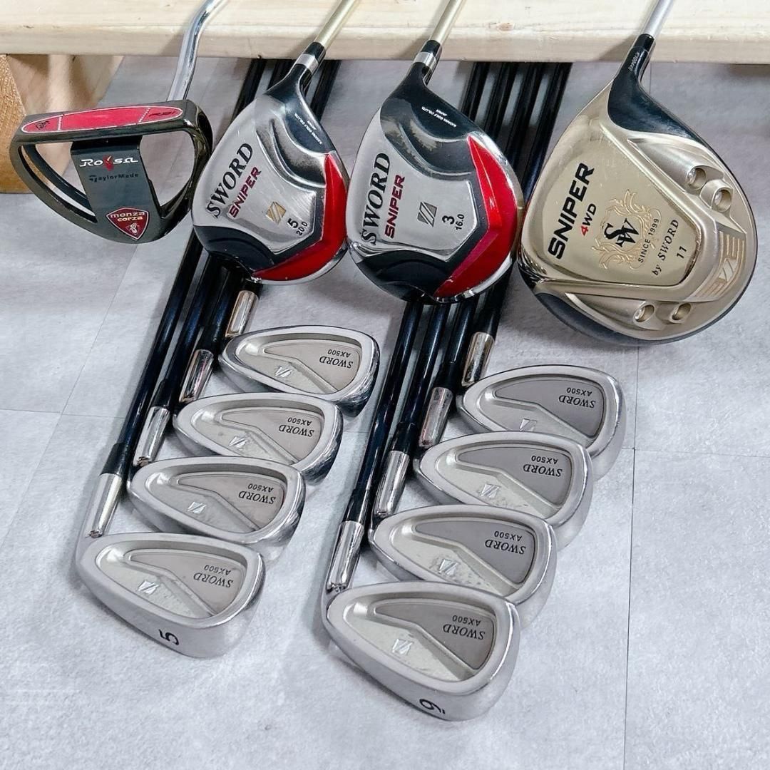 X102 KATANA SWORD メンズ ゴルフ クラブ セット 13点