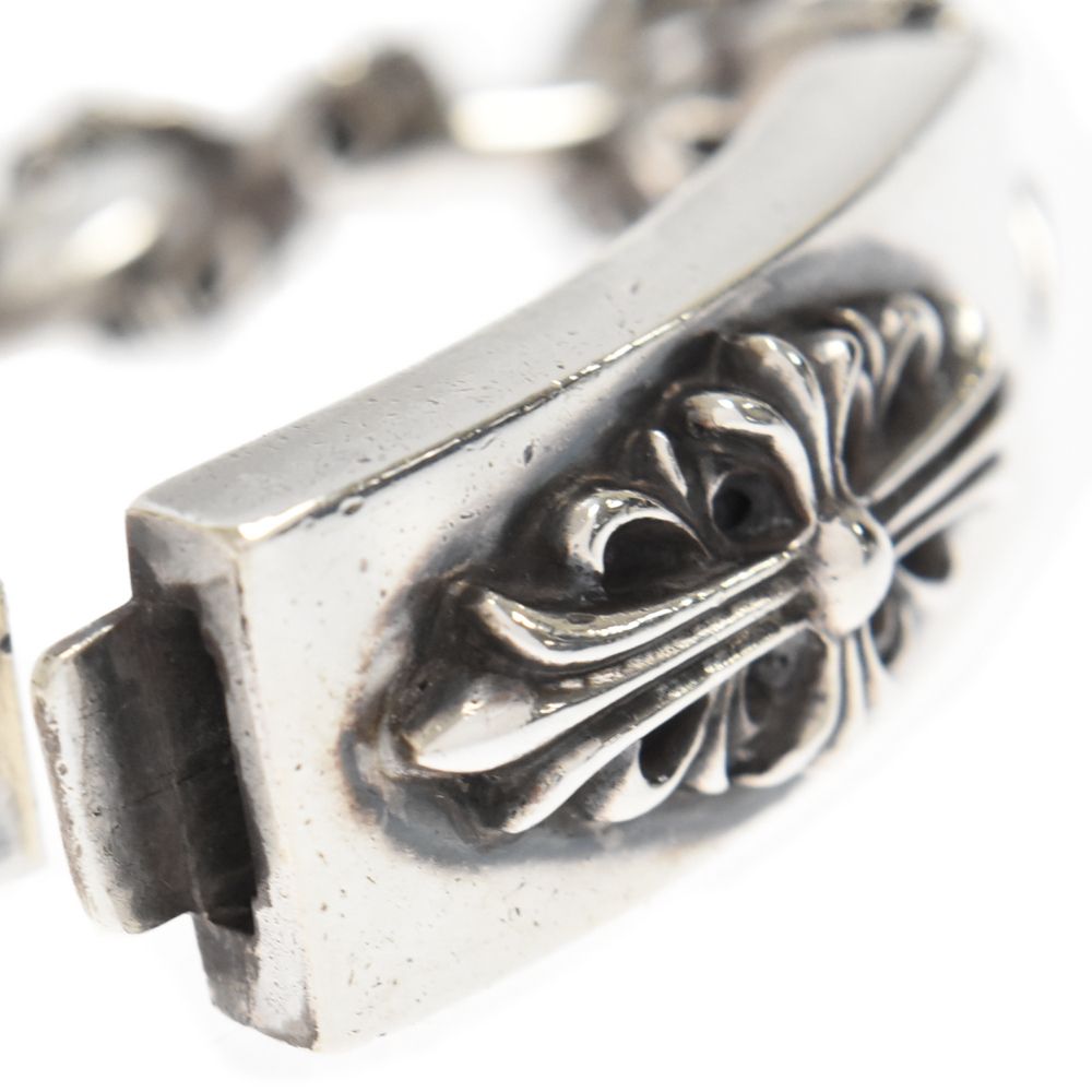 クロムハーツ ID FLORAL CRS/フローラルIDファンシー シルバー