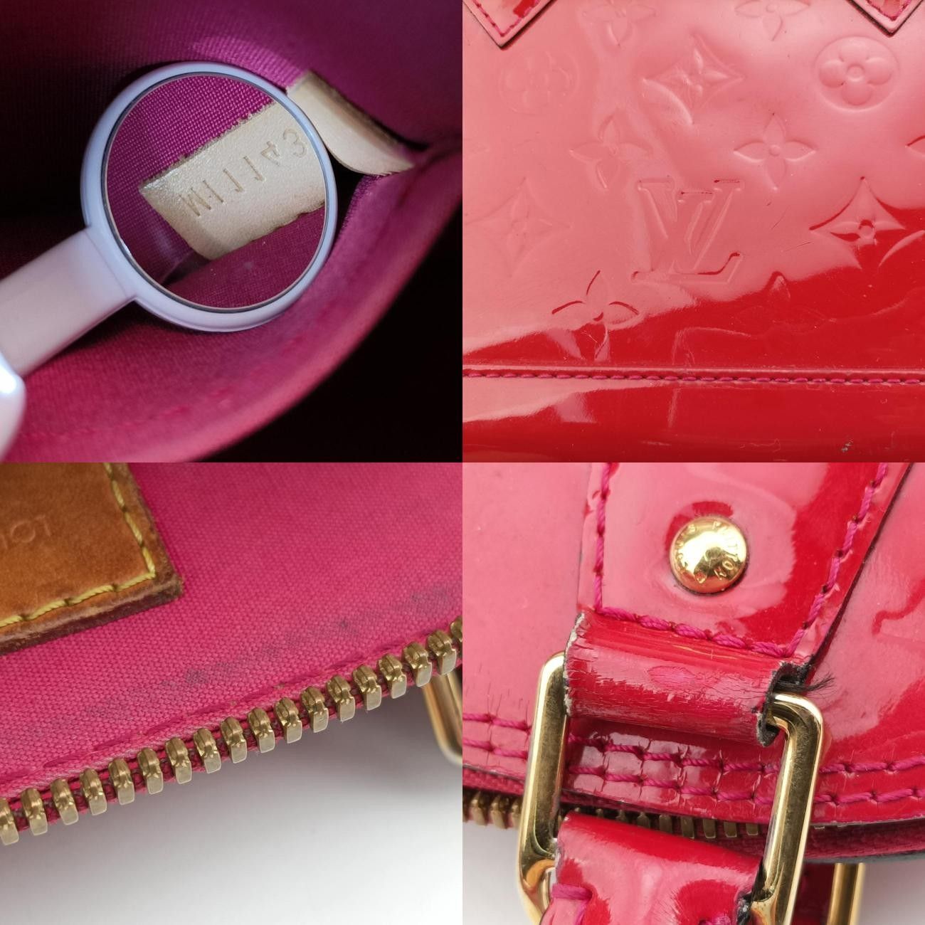 ルイヴィトンLouis VuittonアルマBBポムダムールヴェルニM91606MI1143