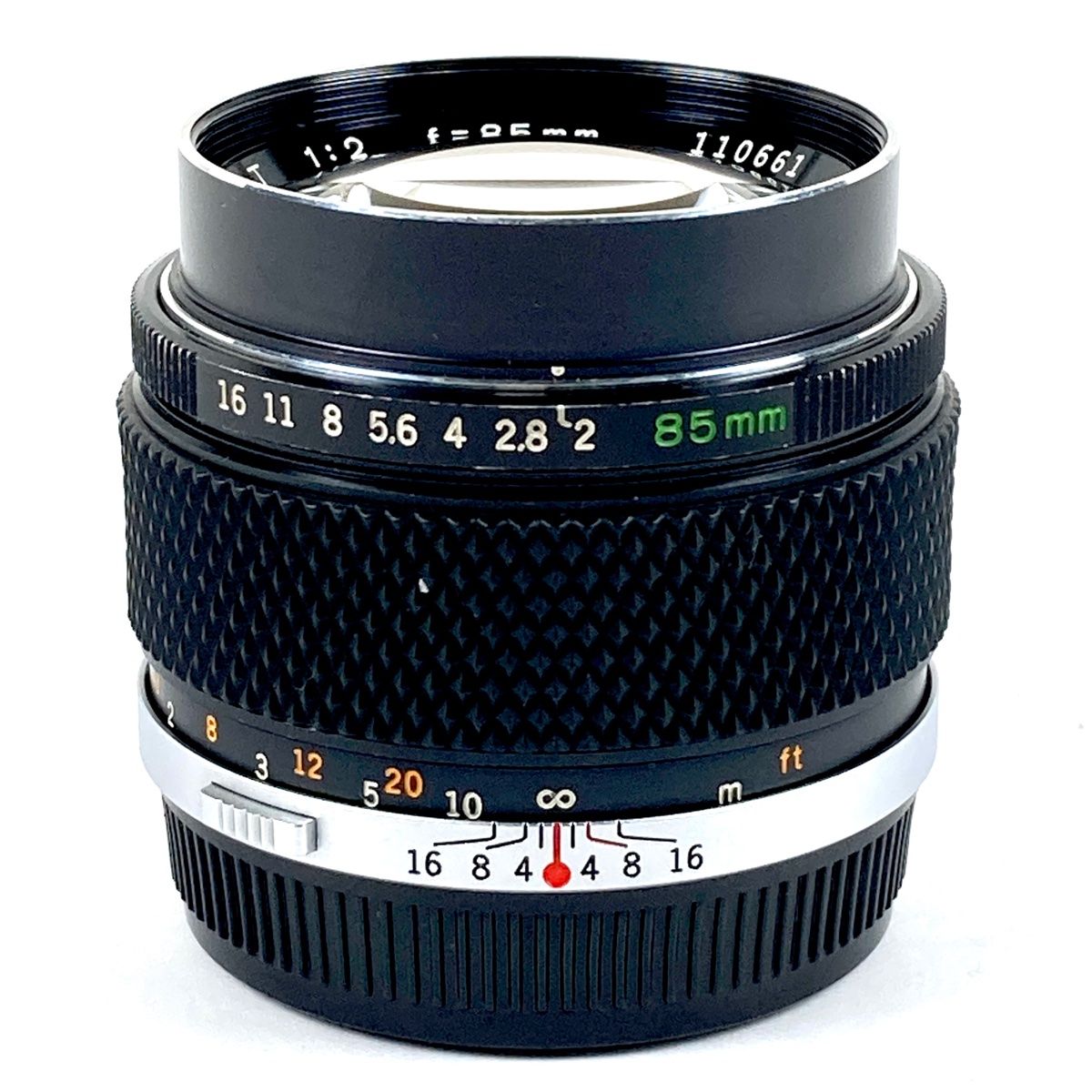 オリンパス OLYMPUS F.ZUIKO AUTO-T 85mm F2 一眼カメラ用レンズ（マニュアルフォーカス） 【中古】