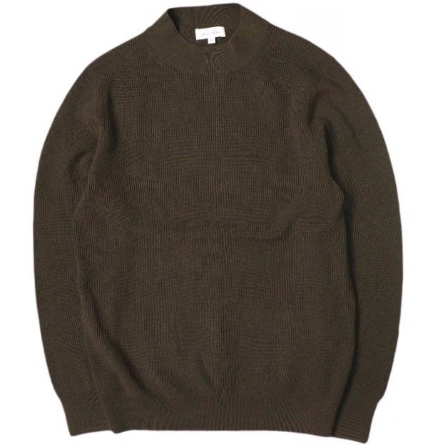 Steven Alan スティーブンアラン 12GG KATA AZE H/N 畦編みウール 