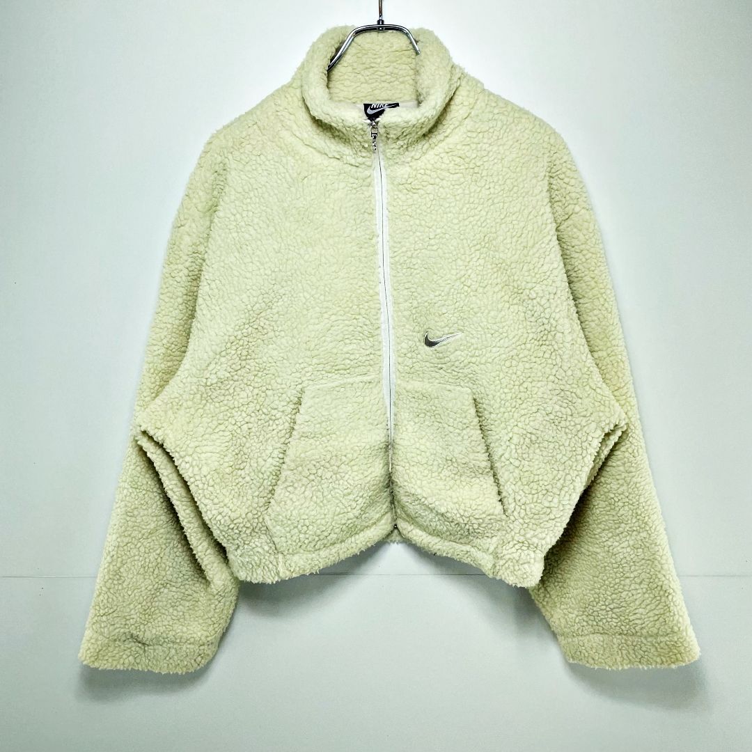 US古着】NIKE ナイキ ボアジャケット レディース サイズ表記M L相当
