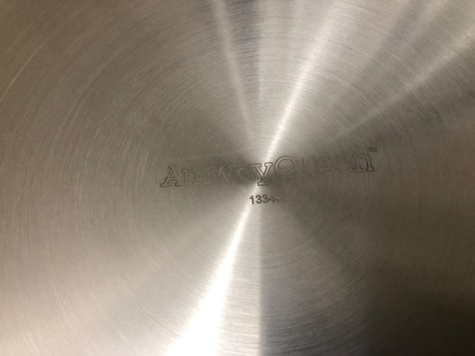 アムウェイ クィーン ノンスティックグリルパン ガラス蓋付き