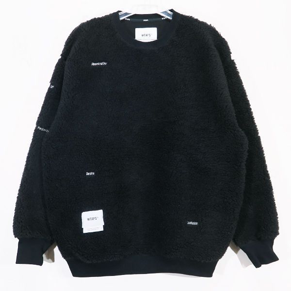 美品 WTAPS ダブルタップス 24AW BC/SWEATER/POAC 242ATDT-CSM24 ボア