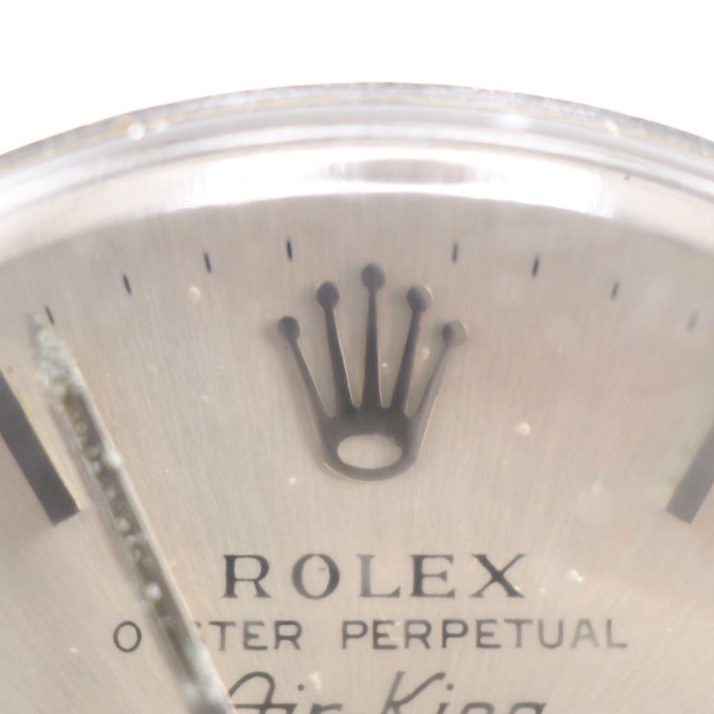 ロレックス ROLEX 腕時計
 エアキング オートマティック AT シルバー