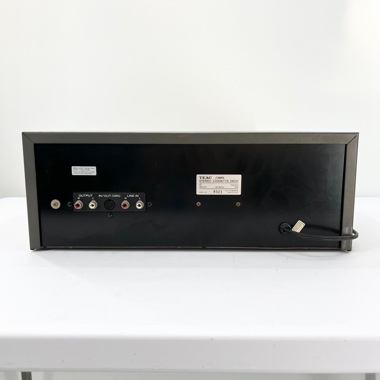 TEAC（ティアック） f‑200VA ステレオカセットデッキ MADE IN