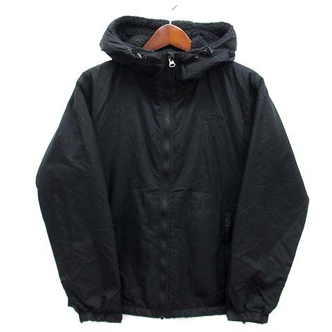 ザノースフェイス THE NORTH FACE コンパクト ノマド ジャケット 裏ボア フード付き ジップアップ NPW72330 ブラック 黒 M