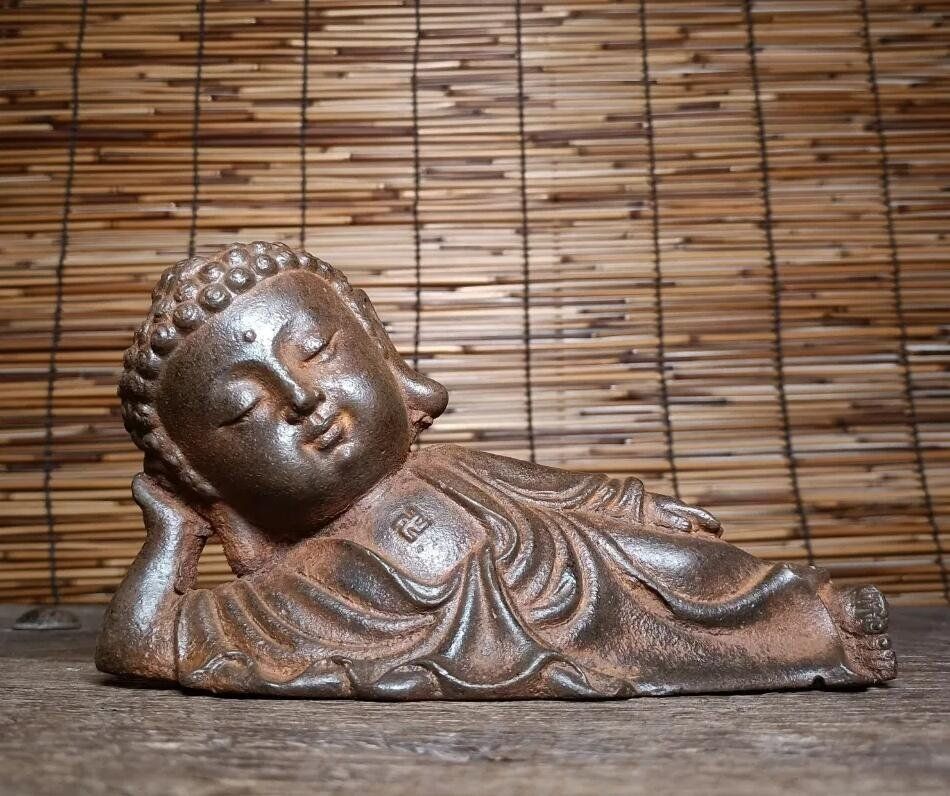 鋳鉄大頭寝仏釈迦摩尼寝仏WP今だけ 109