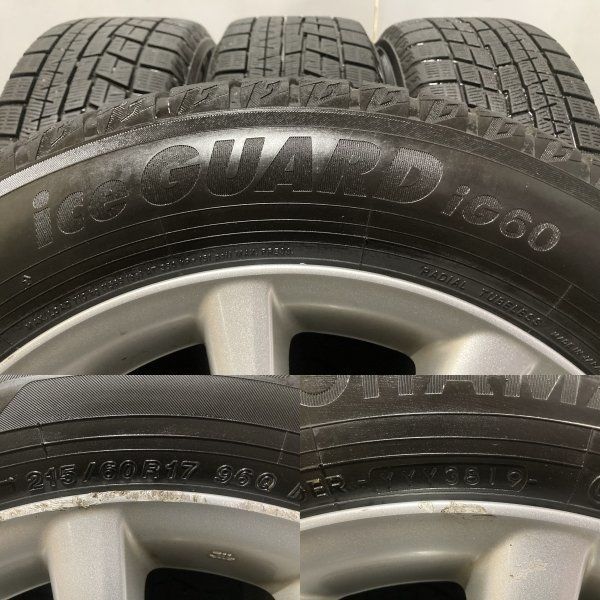 YOKOHAMA ice GUARD iG60 215/60R17】スタッドレス【トヨタ 50エスティマ 純正ホイール 17インチ  7J5HPCD114.3+50】19年製 (MTW48) - メルカリ