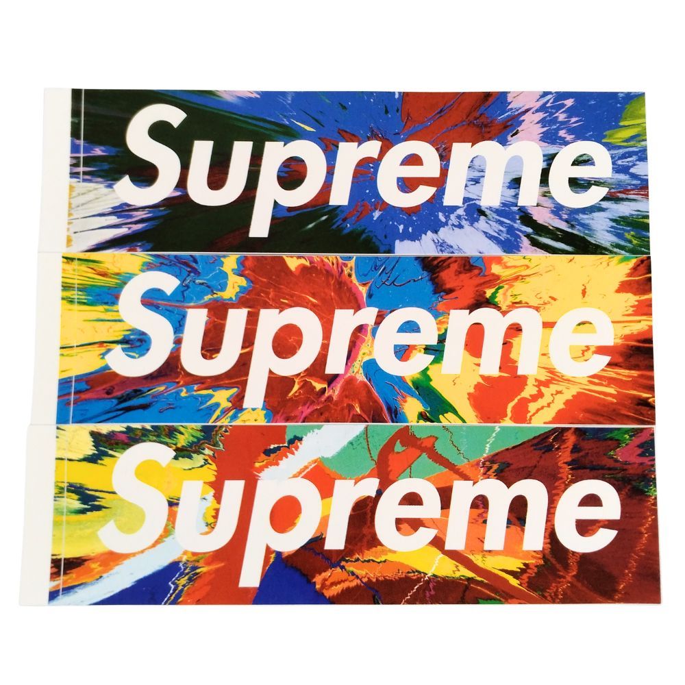 SUPREME シュプリーム Damien Hirst Box Logo Sticker ダミアンハースト ボックスロゴ ステッカー ３枚セット 40606