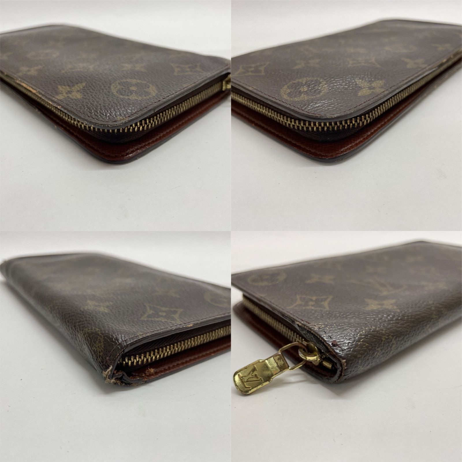 【VINTAGE】ルイヴィトン 長財布 ルイヴィトン LOUIS VUITTON 廃盤 長財布 モノグラム 3つ折り
