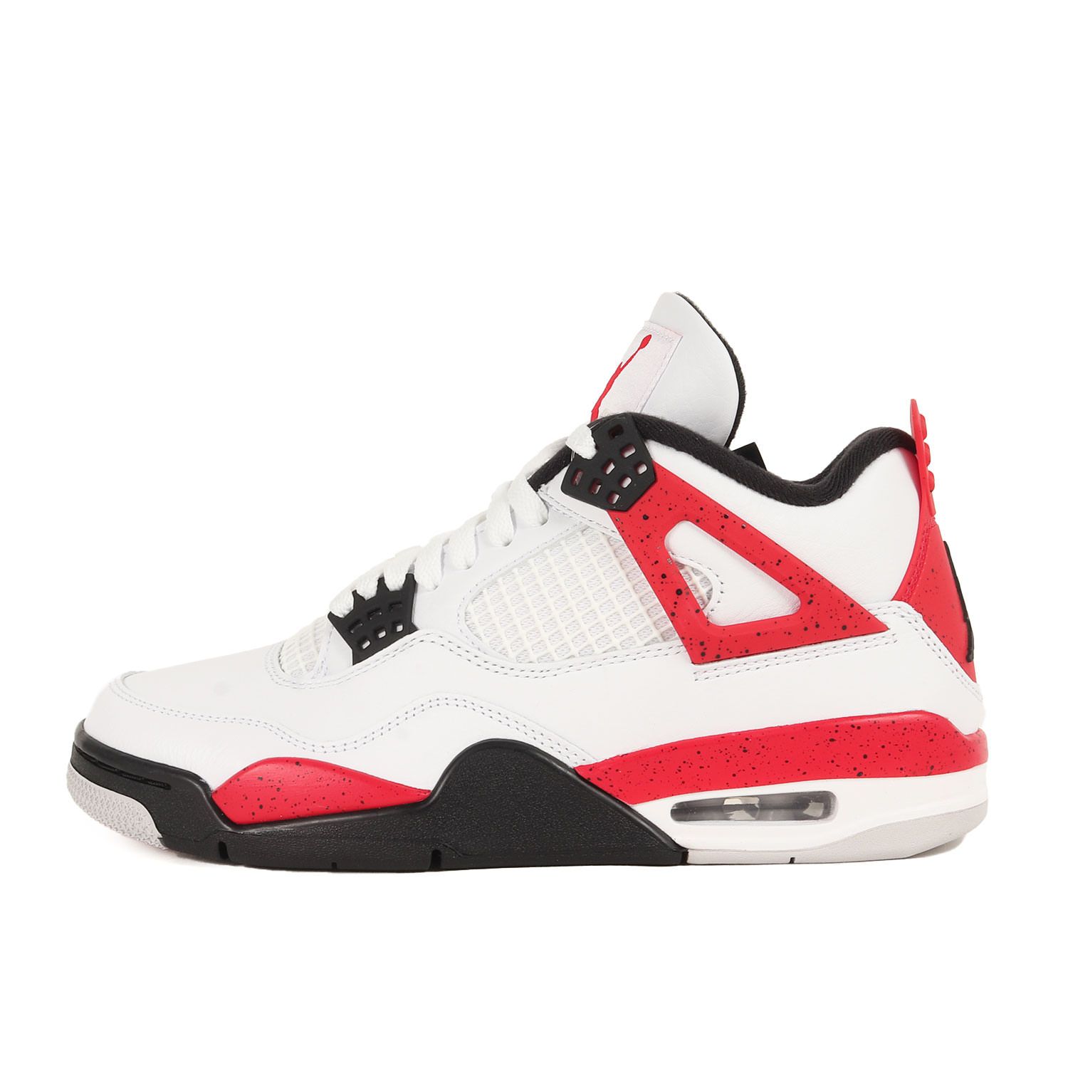新品 NIKE ナイキ サイズ:26.0cm AIR JORDAN 4 RETRO RED CEMENT (DH6927-161) エア ジョーダン4 レトロ セメント ホワイト ファイアレッド US8 スニーカー バッシュ シューズ