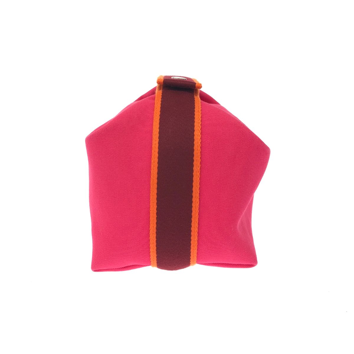 HERMES エルメス ポーチ キャンバス ピンク フランス製 HERMES エルメス ポーチ/ブリッド・ア・ブラック/GM キャンバス ピンク