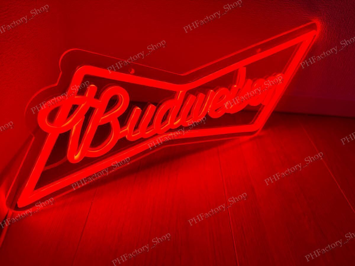 バドワイザー　ネオン看板　2006ドイツワールドカップ　光ファイバー LED看板 バドワイザー BUDWEISER LED ネオンサイン ビール BAR 照明