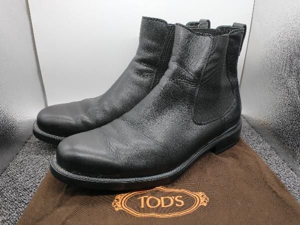 TOD’S トッズ サイドゴアブーツ サイズ 9 1|2 27.8~28cm 相当 ブラック