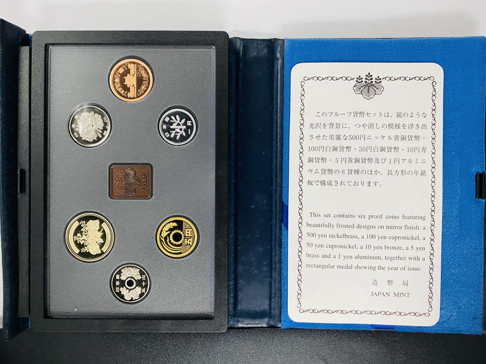 プルーフ貨幣セット(2008年) プルーフ貨幣セット 2008年 平成20年 年銘板あり ミントセット