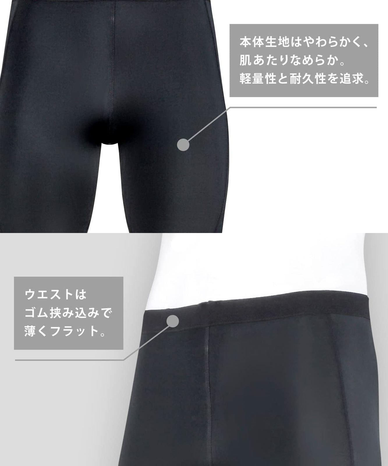 ひざサポート 吸汗速乾