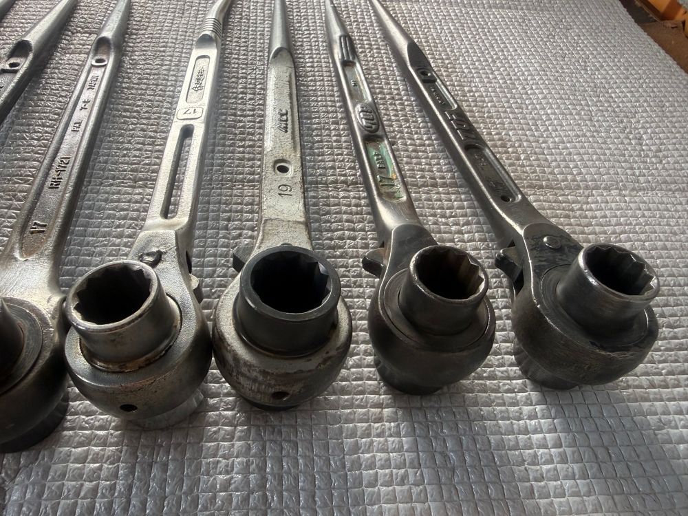 シノ付きラチェットレンチ 11本セット