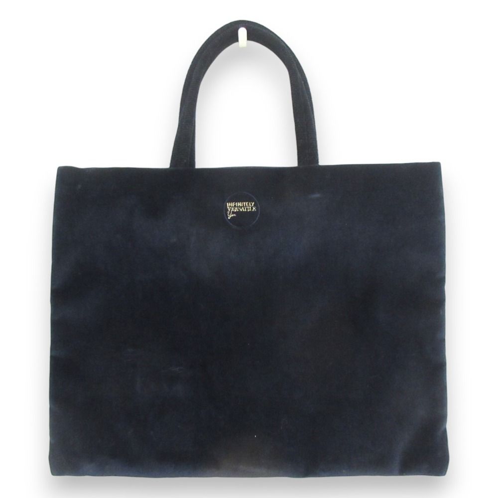IVY×FEILER Velour Tote Bag IVY I'M NAVY×FEILER アイビーアイムネイビー×