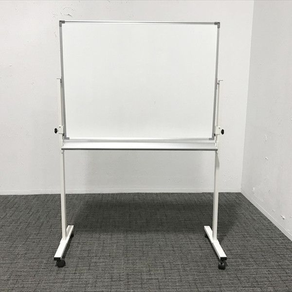 ホワイトボード 脚付 片面式 ホワイト W1320