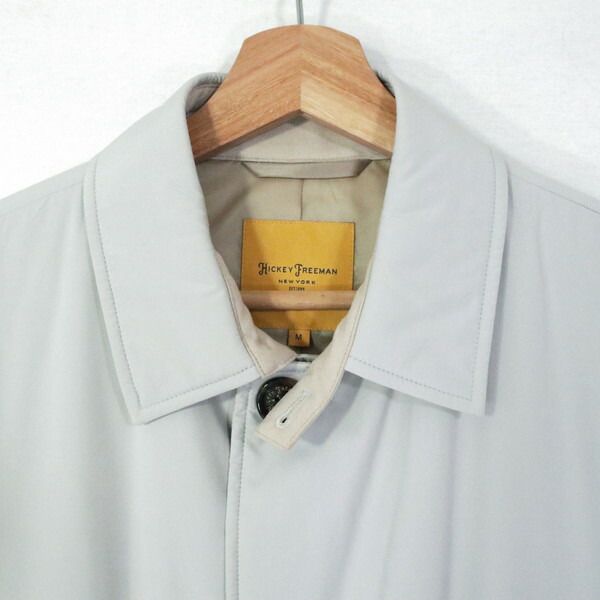 HICKEY FREEMAN スプリングコート Mサイズ 軽量・上質な光沢感 HICKEY FREEMAN スプリングコート Mサイズ 軽量・上質な光沢感