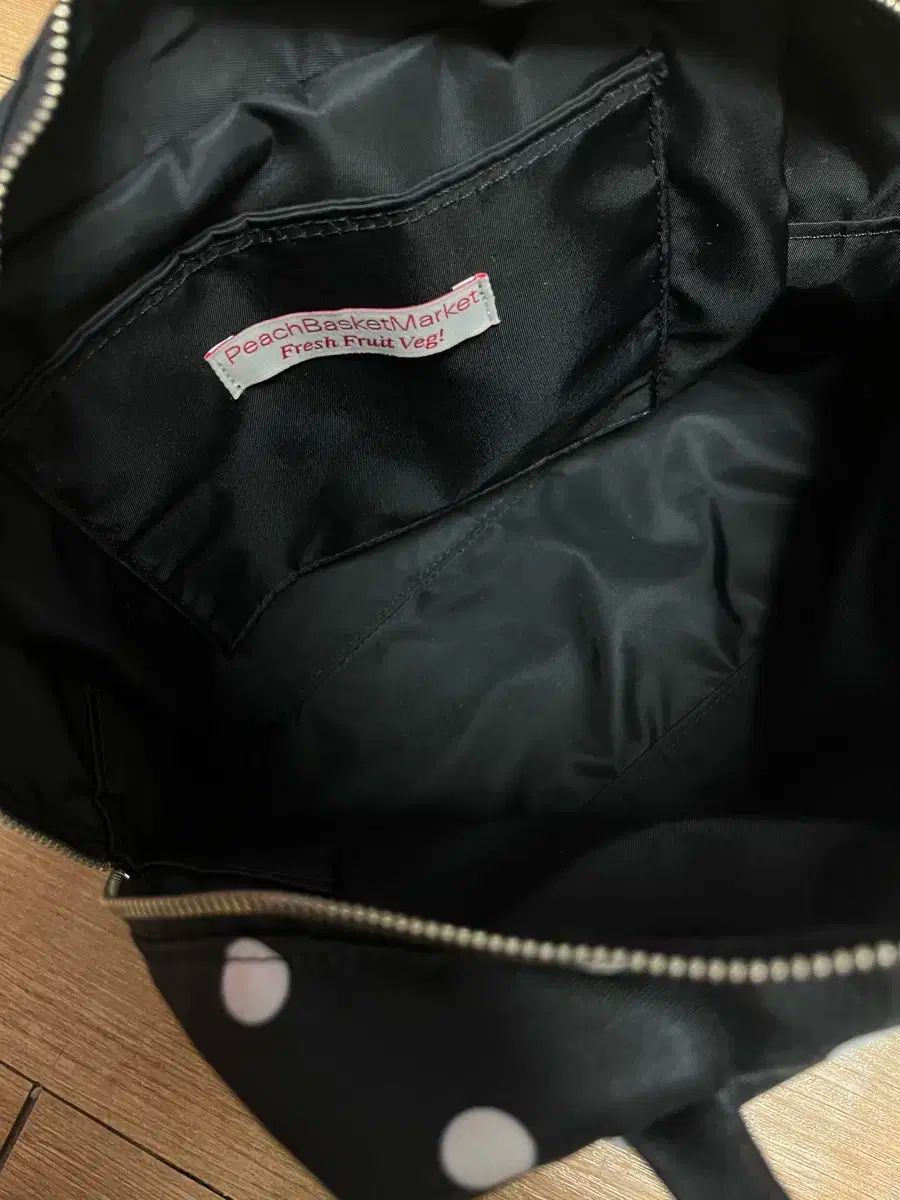 PeachBasketMarket ポルカ ドットバッグ ブラック - メルカリ