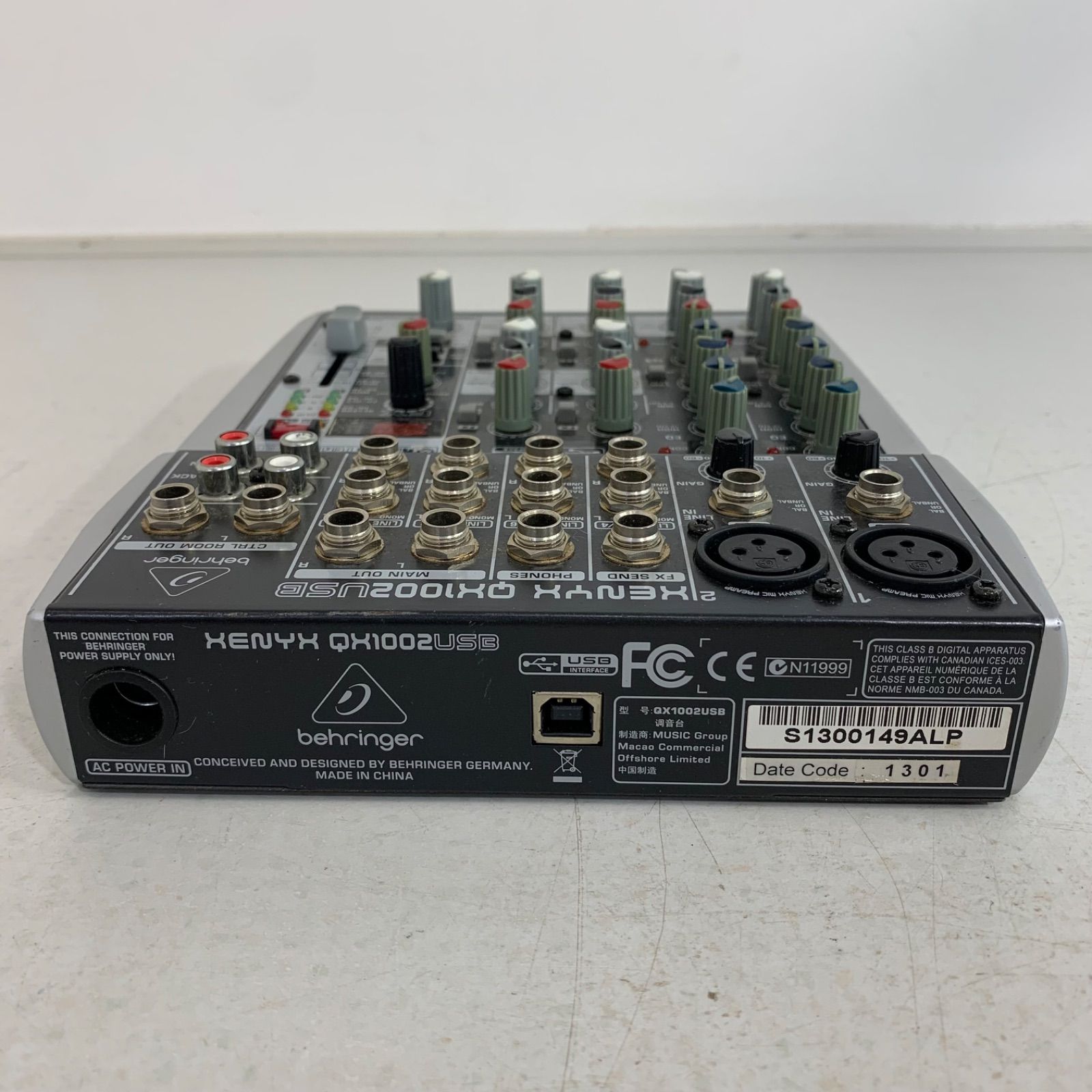 Behringer XENYX QX1002USB アナログミキサー BEHRINGER XENYX QX1002USB アナログミキサー
