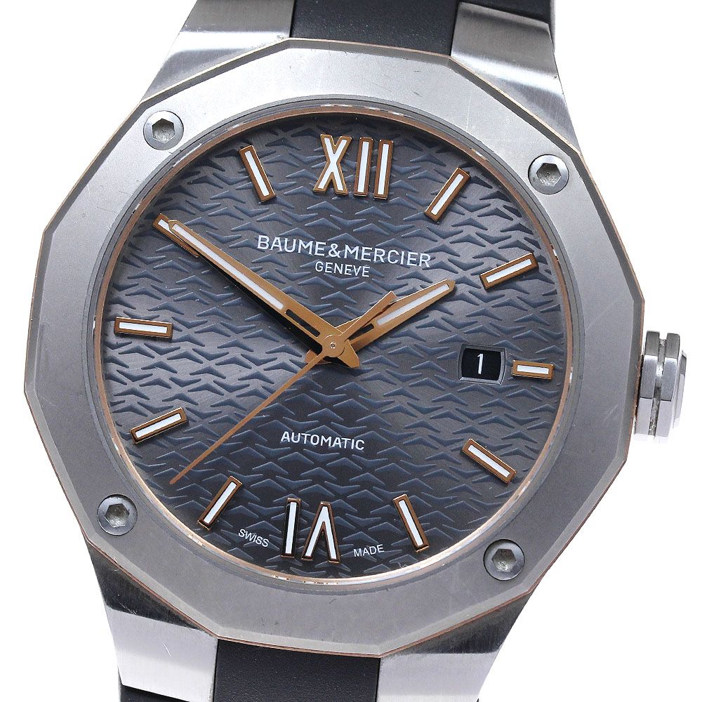 ボーム＆メルシェ Baume u0026 Mercier M0A10660 リビエラ オートマティック デイト 自動巻き メンズ箱・保証書付き_834038