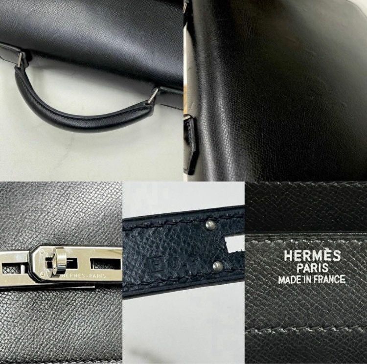 美品✨エルメス　ケリーデペッシュ38 ヴォーエプソン　F刻印　2002年 美品✨エルメス ケリーデペッシュ38 ヴォーエプソン F刻印 2002年