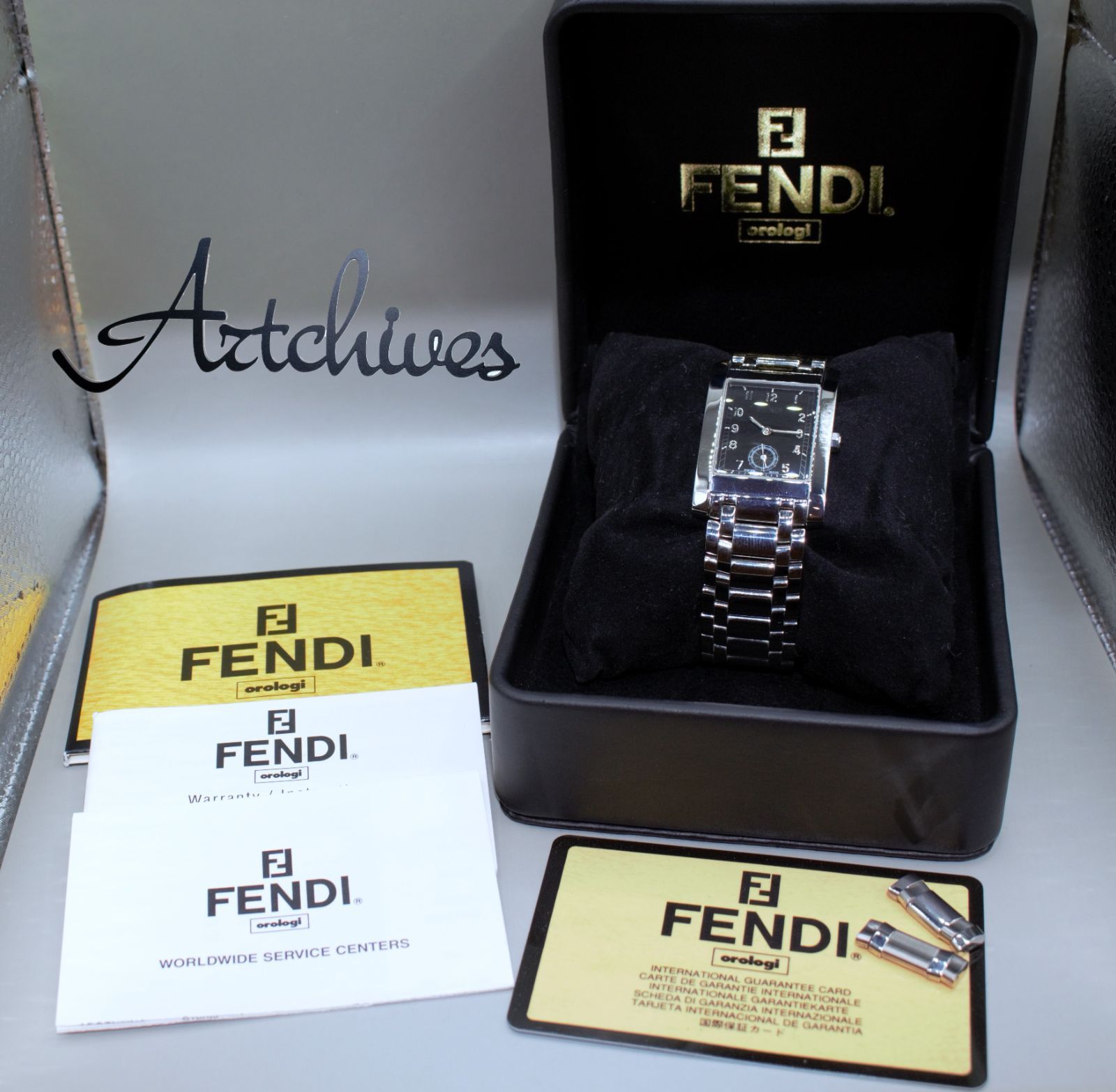 VRW-682』☆時計☆FENDI (フェンディ)☆003-7050G-285☆スモセコ 
