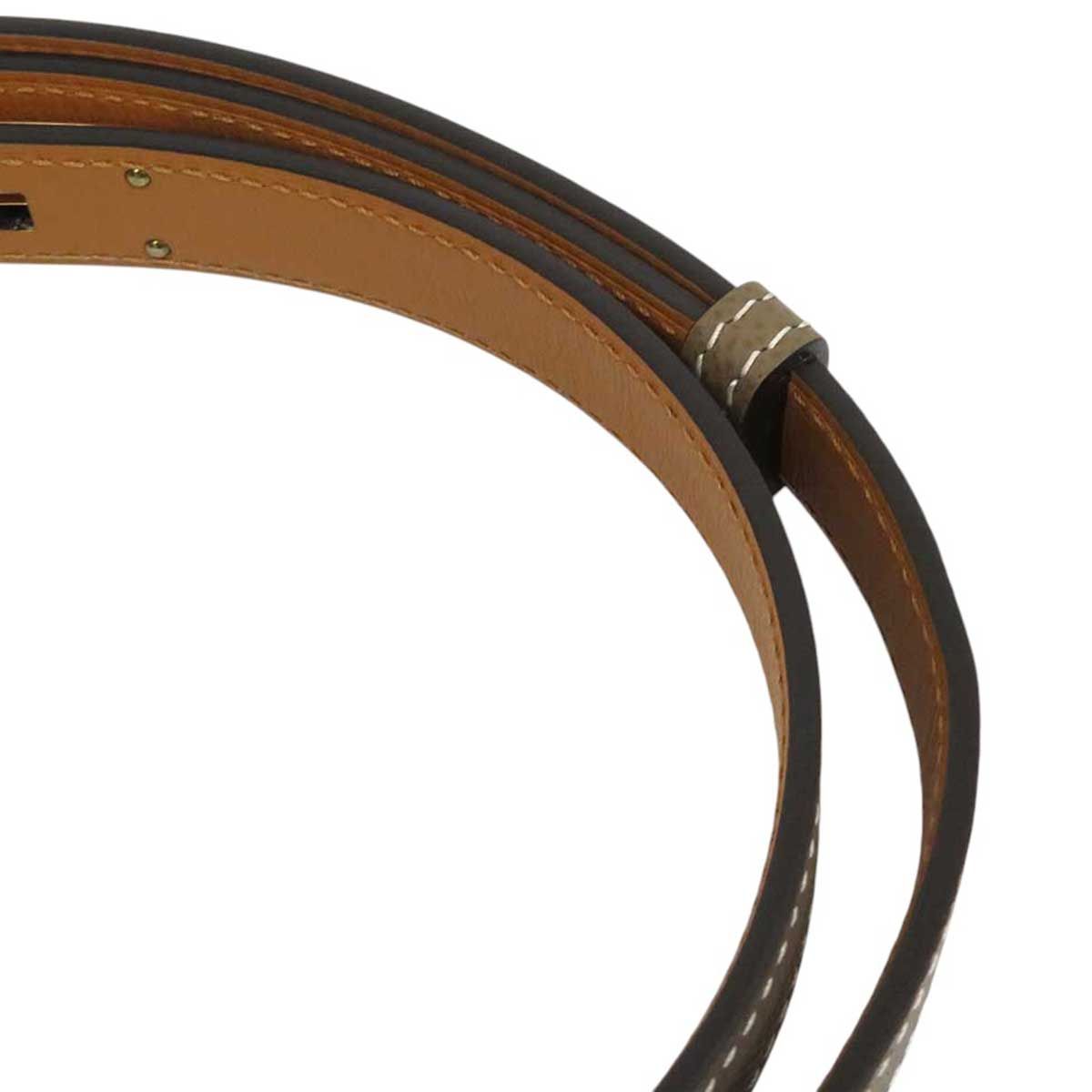 エルメス ケリー バックル レザー ベルト 18MM メタル レザー