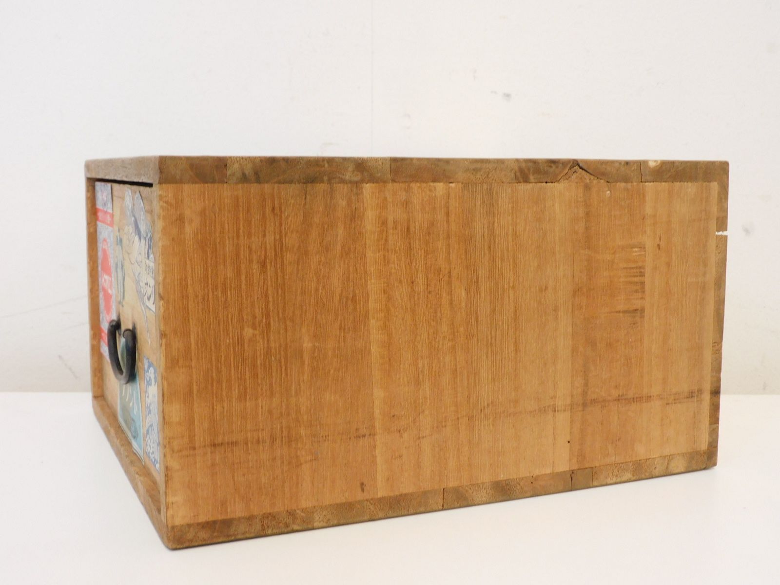 昭和レトロ ふるい薬箱 小引出し 木製無垢 M-00495 薬箪笥 小