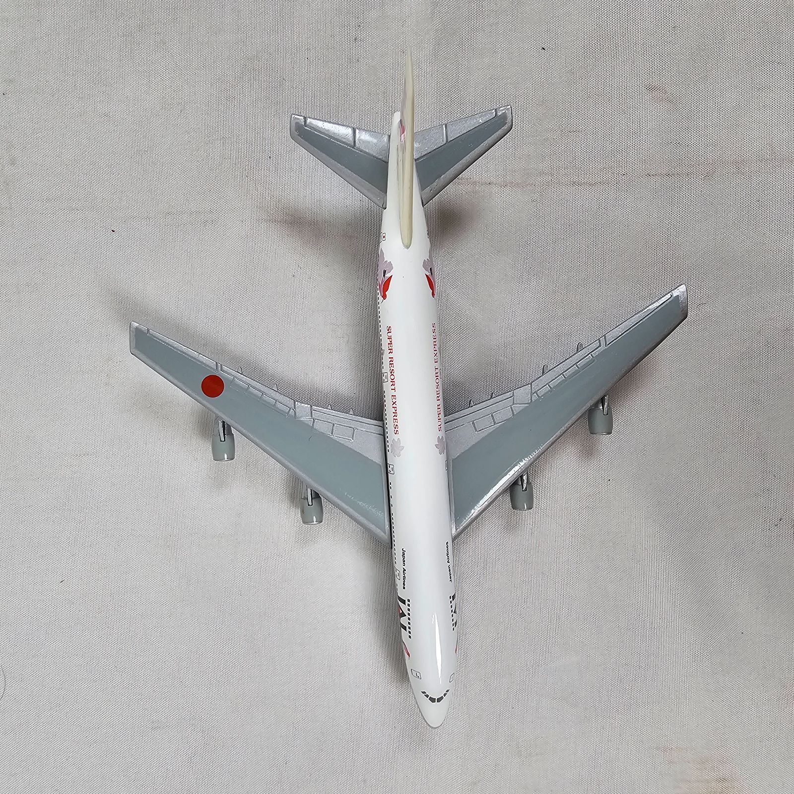 JAL 1/500 ボーイング 747 スーパリゾートエクスプレス 飛行機 模型 箱