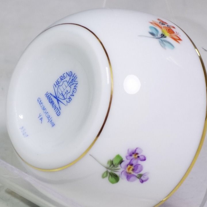 ヘレンド HEREND ◆ ミルフルール クマ 小物入れ ベア ボンボニエール ヘレンド HEREND ◇ ミルフルール クマ 小物入れ ベア ボンボ