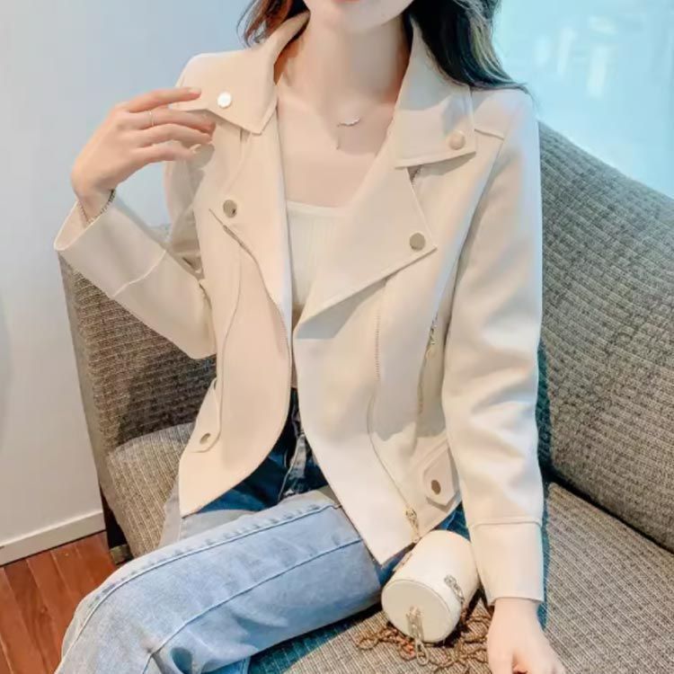 フェイクスエード ライダースジャケット