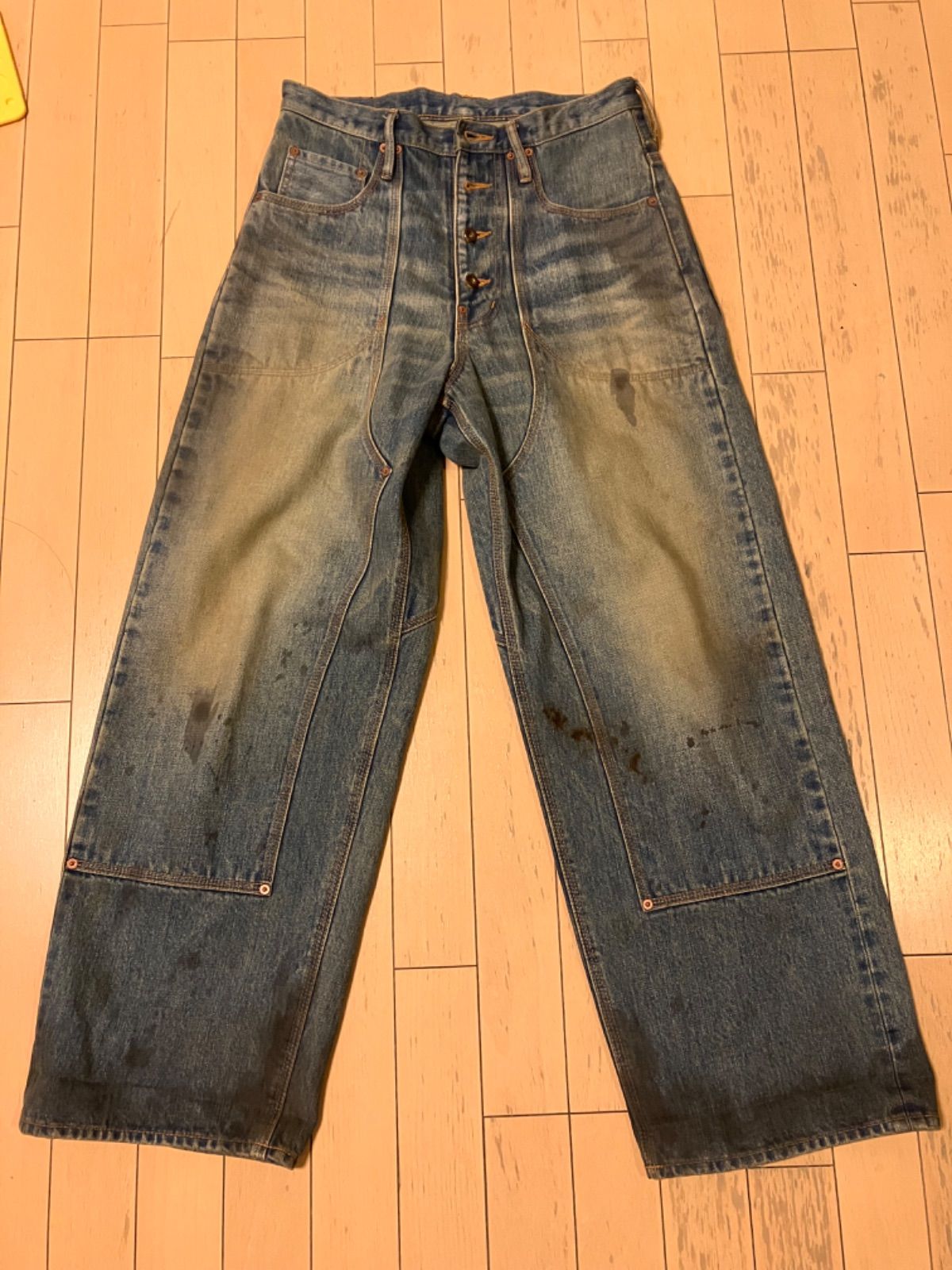 sugarhill OILED FADE DOUBLE KNEE DENIM 30 シュガーヒル - メルカリ