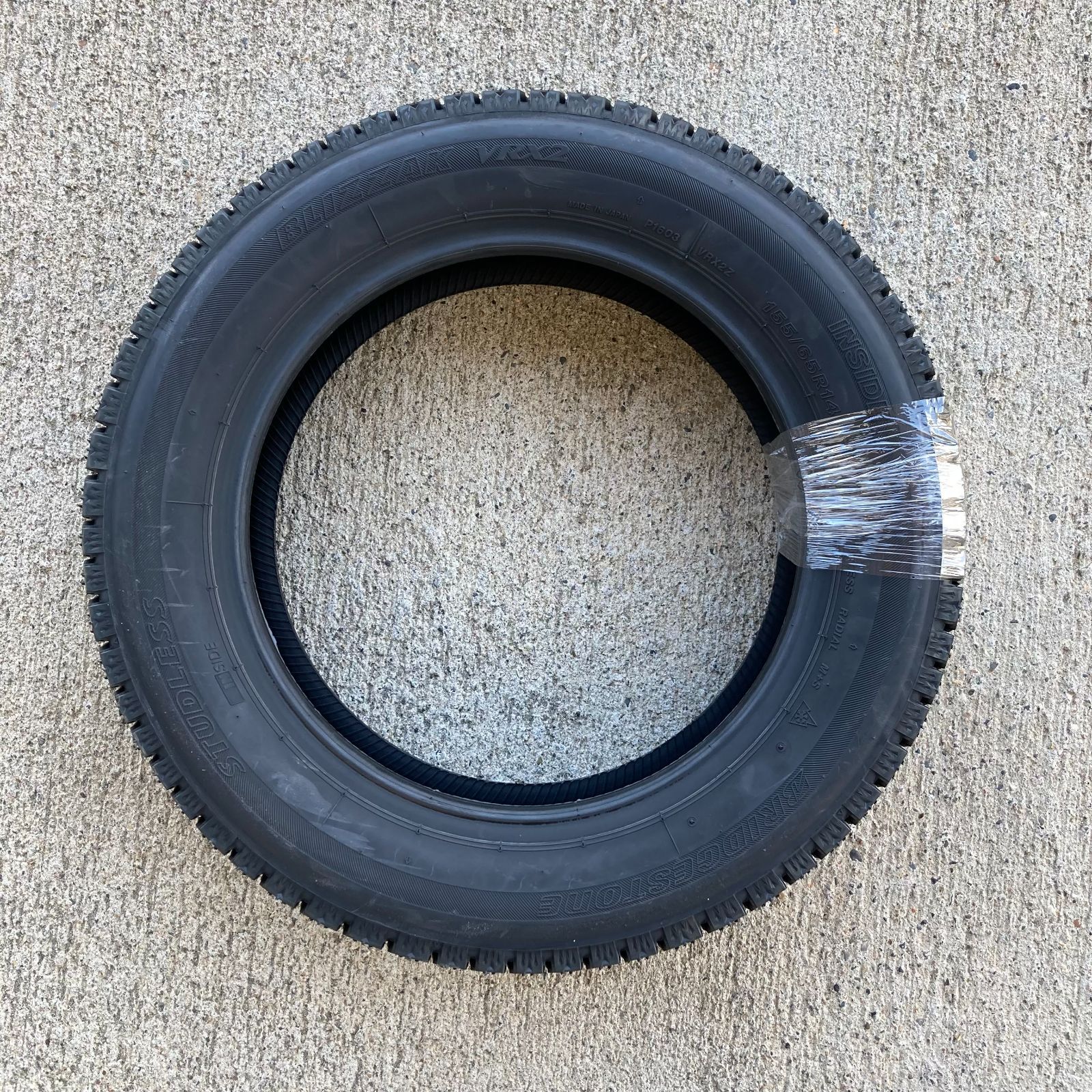 155/65R14 スタッドレスタイヤ 新品 4本セット ブリヂストン 