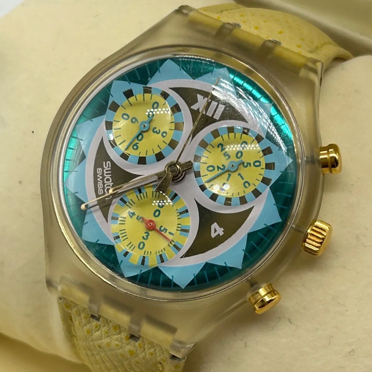 希少品 ヴィンテージ 1994年 swatch スウォッチ 腕時計 LEMON