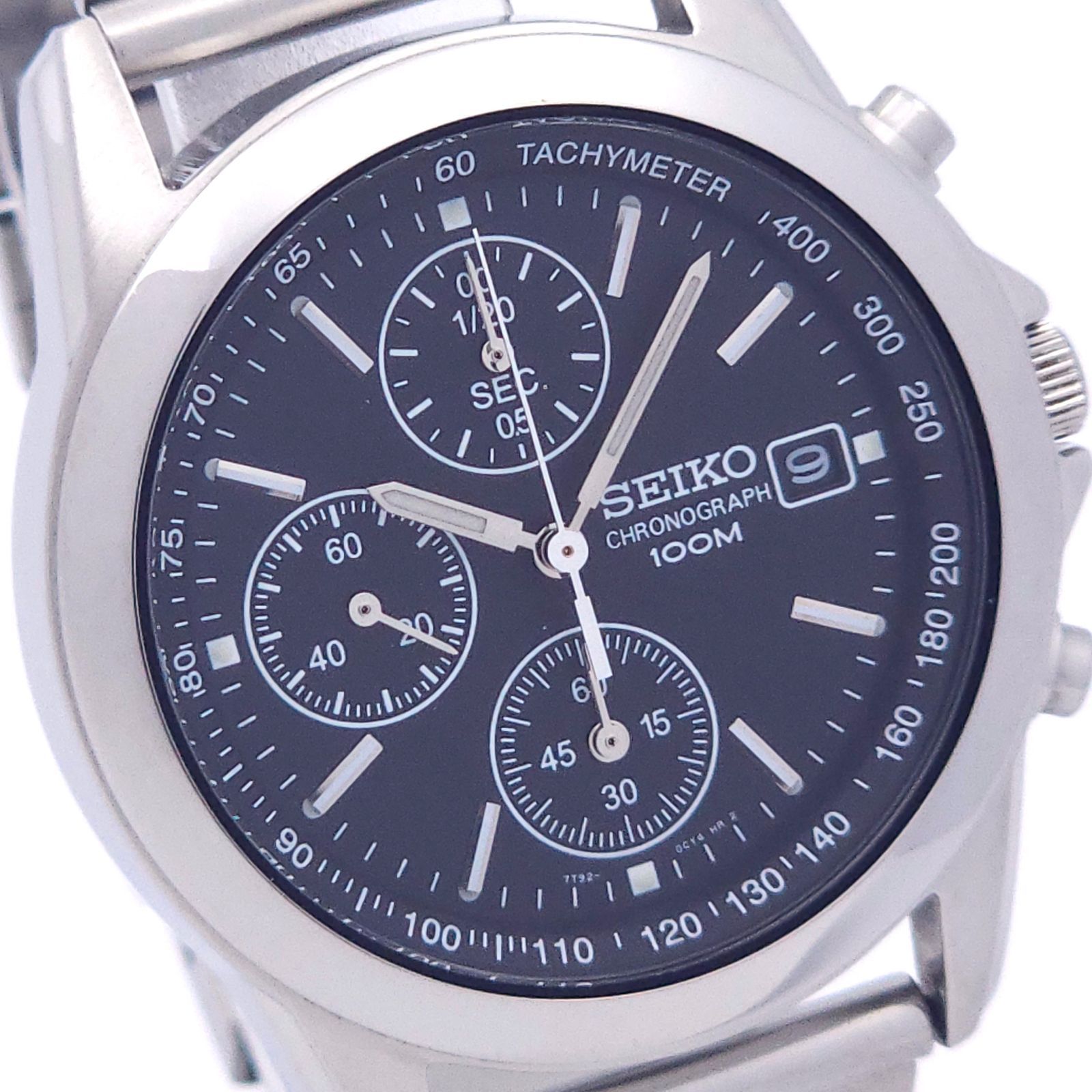 ☆良品 SEIKO セイコー クロノグラフ 7T92-0CW0 QZ 動作品 - メルカリ
