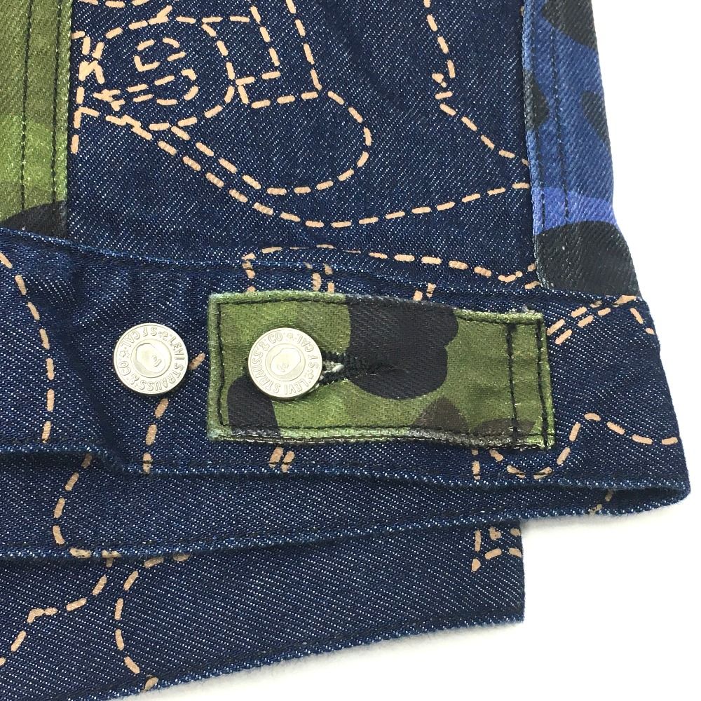 アベイシングエイプ ベイプ×リーバイス トラッカージャケット デニム  