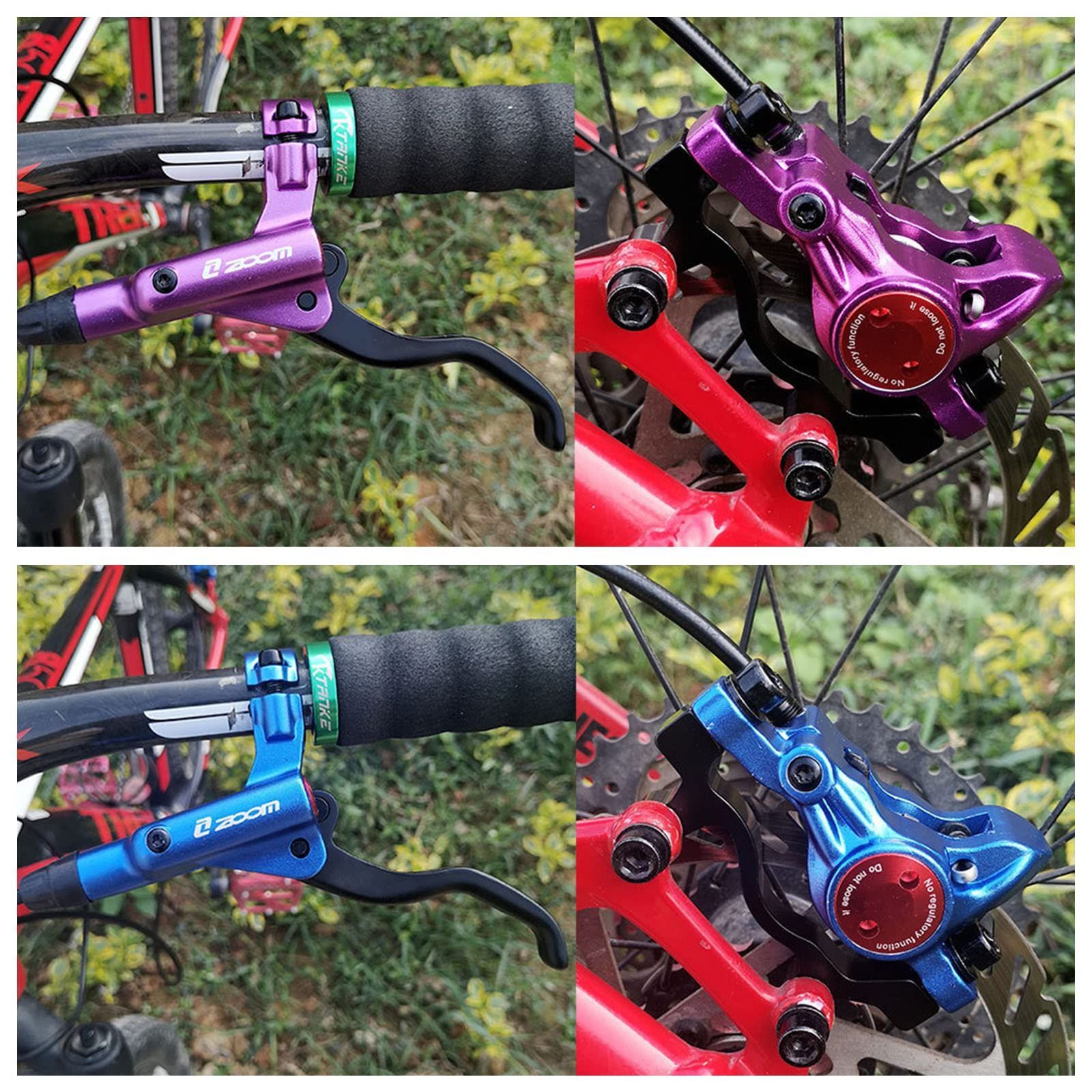 【大好評販売！】 数量 QIRUN自転車ブレーキレバー 左右レバーセット800|1400ミリメートルMTB自転車の油圧ディスクブレーキセットフロントとリアのバイクパーツ