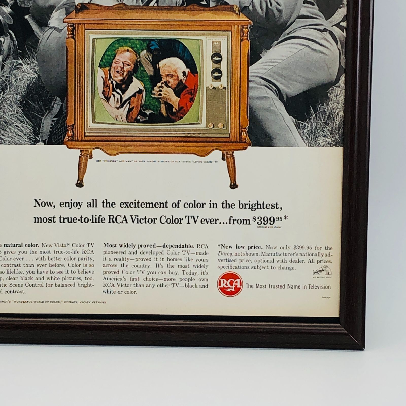 ビンテージ 広告 ポスター フレーム付 当時物 『 RCAビクター 』 1960's オリジナル アメリカ レトロ 輸入 雑貨 ヴィンテージ  アドバタイジング 390mm × 283mm ( AZ868 ) - メルカリ