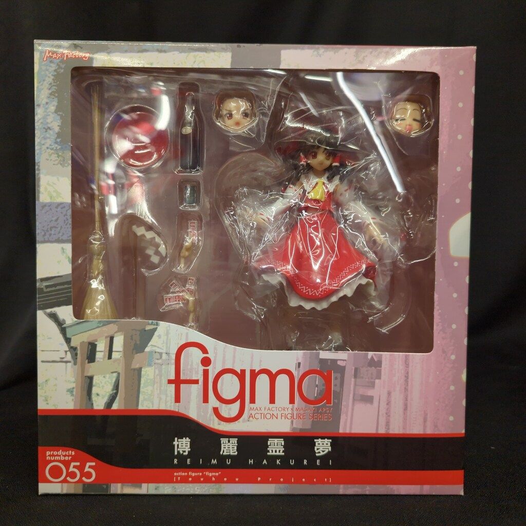 未開封 figma 博麗霊夢 055 未開封マックスファクトリーfigma東方