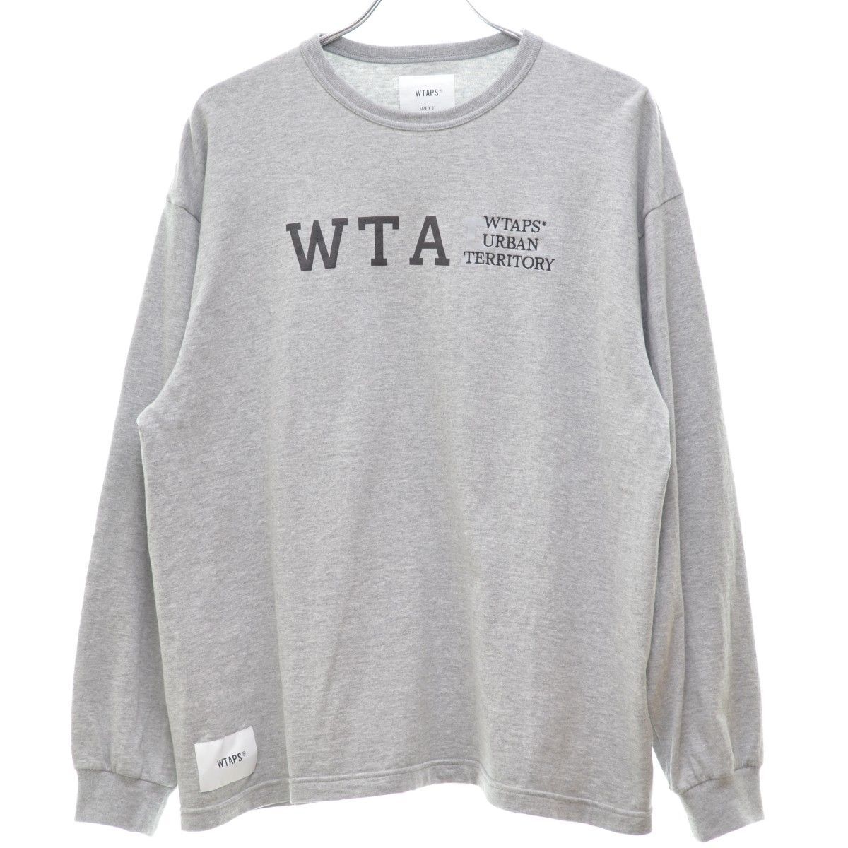 01/S【WTAPS / ダブルタップス】23SS 231ATDT-CSM03 DESIGN 01 / LS / COTTON.  COLLEGE長袖Tシャツ