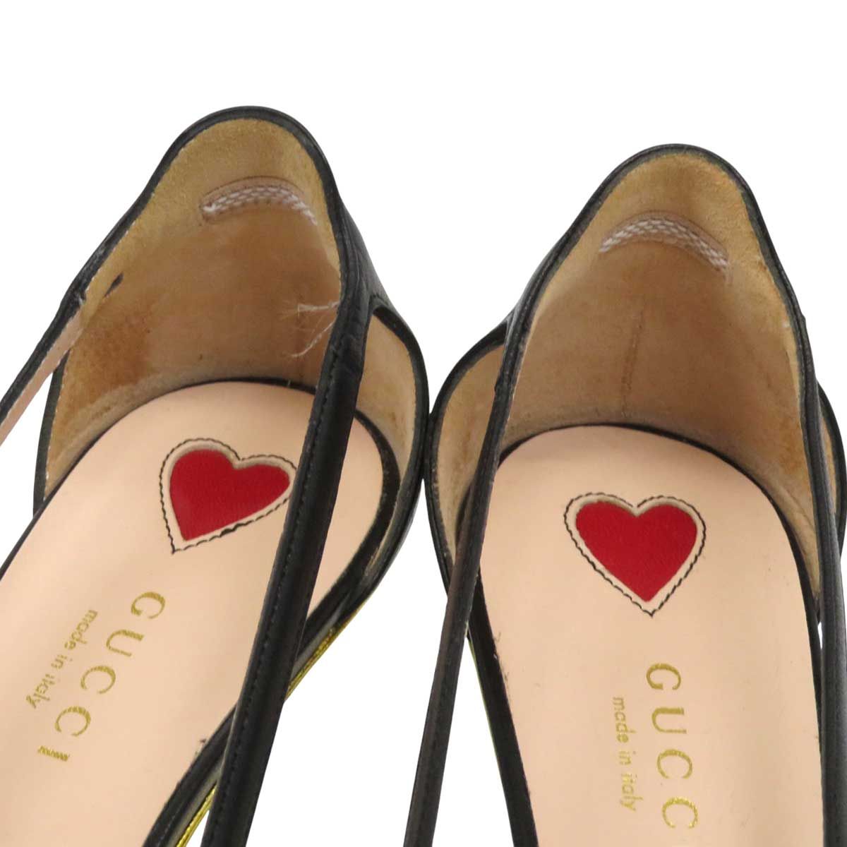 グッチ インターロッキングG チェリー パンプス レディース ブラック GUCCI アパレル 小物 KIN-KAAI_COM