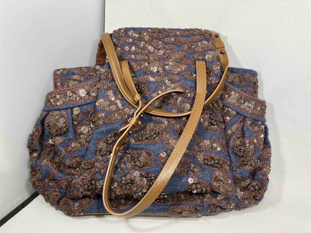 JAMIN PUECH PARIS トートバッグ スパンコール
