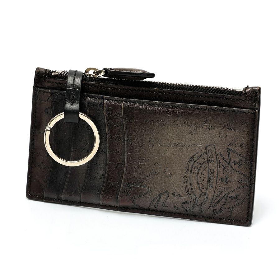 グッチ 二つ折り財布 キャンバスレザー GGロゴ ダブルホック